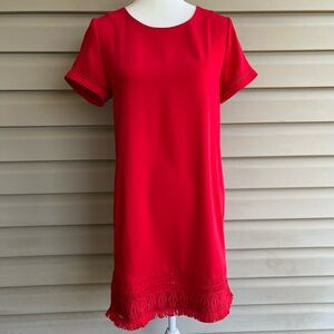 •Cynthia Rowley• crochet Detail Shift Dress - Size 6